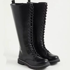 Torrid Knee High Combat Boots